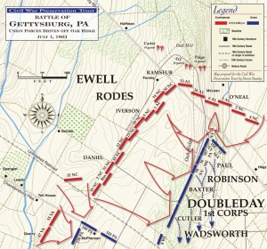 gettysburg-union-forces July 1