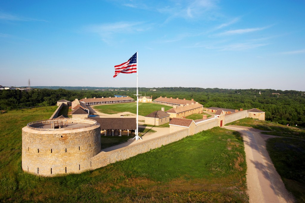 Fort Snelling in St. Paul, where Minnesotans left for the Civil War, and where some returned. Credit Minnesota Historical Society