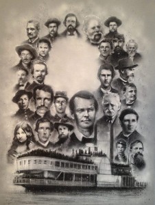 Artwork for the Sultana Documentary by artist James Hance